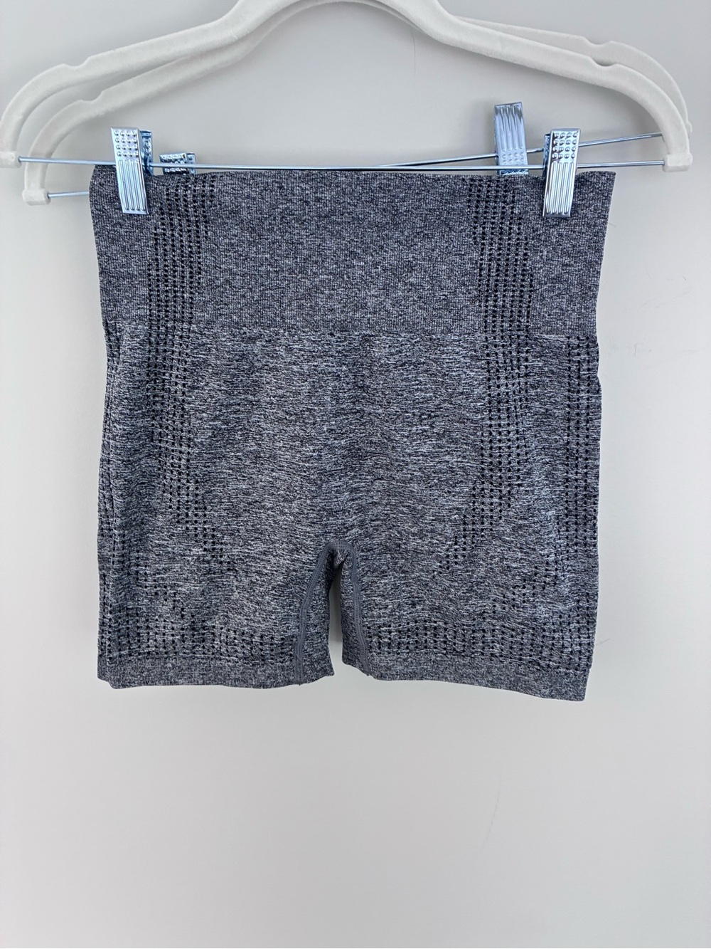Kids Seamless Grey Active Shorts